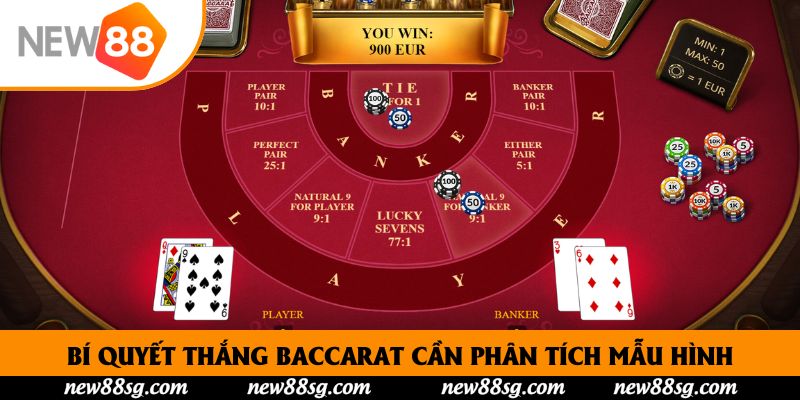 Bí quyết thắng baccarat cần phân tích mẫu hình