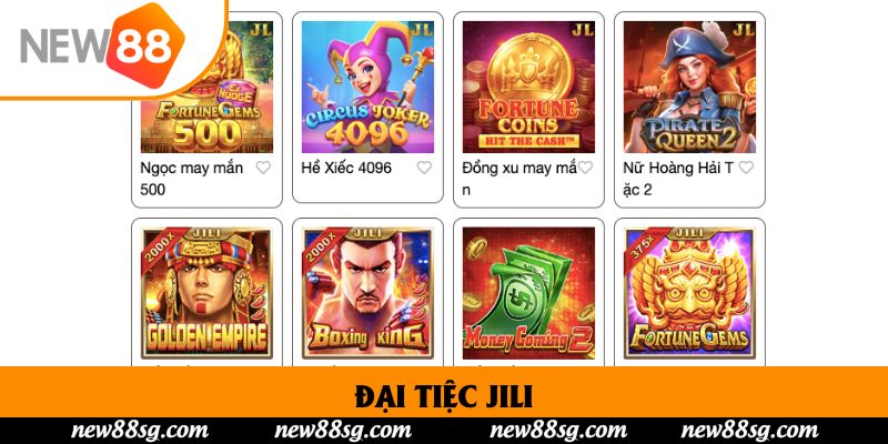 Đại Tiệc Jili New88 – Bùng Nổ Quà Tặng Và Cơ Hội Vàng