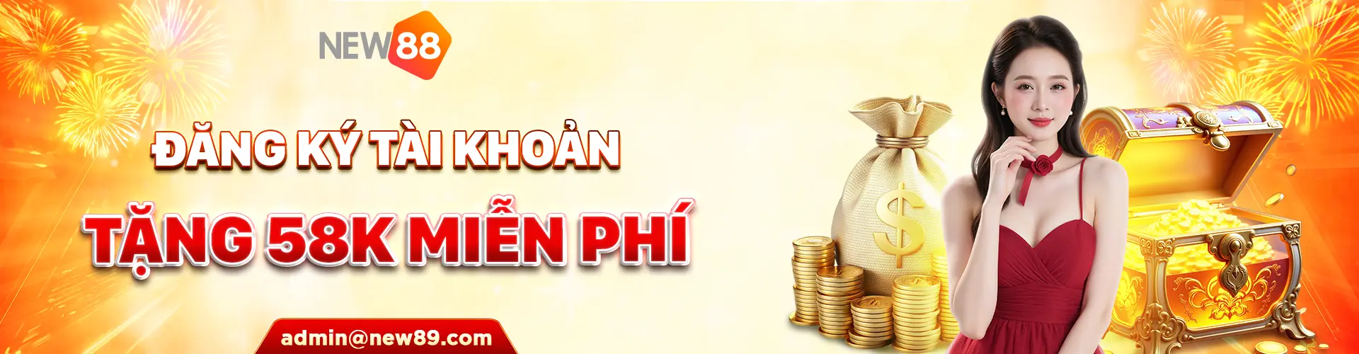 Đăng ký tài khoản New88 tặng 58K miễn phí