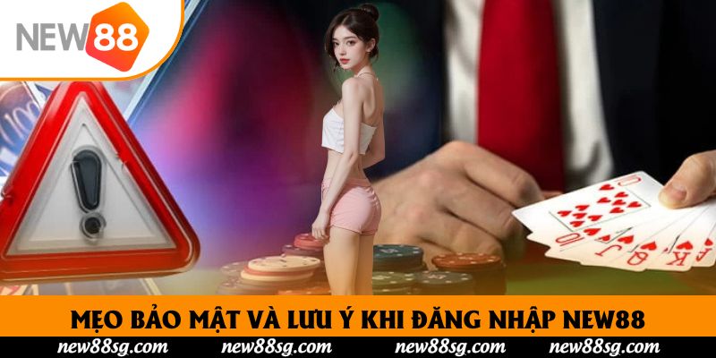 Mẹo bảo mật và lưu ý khi đăng nhập New88